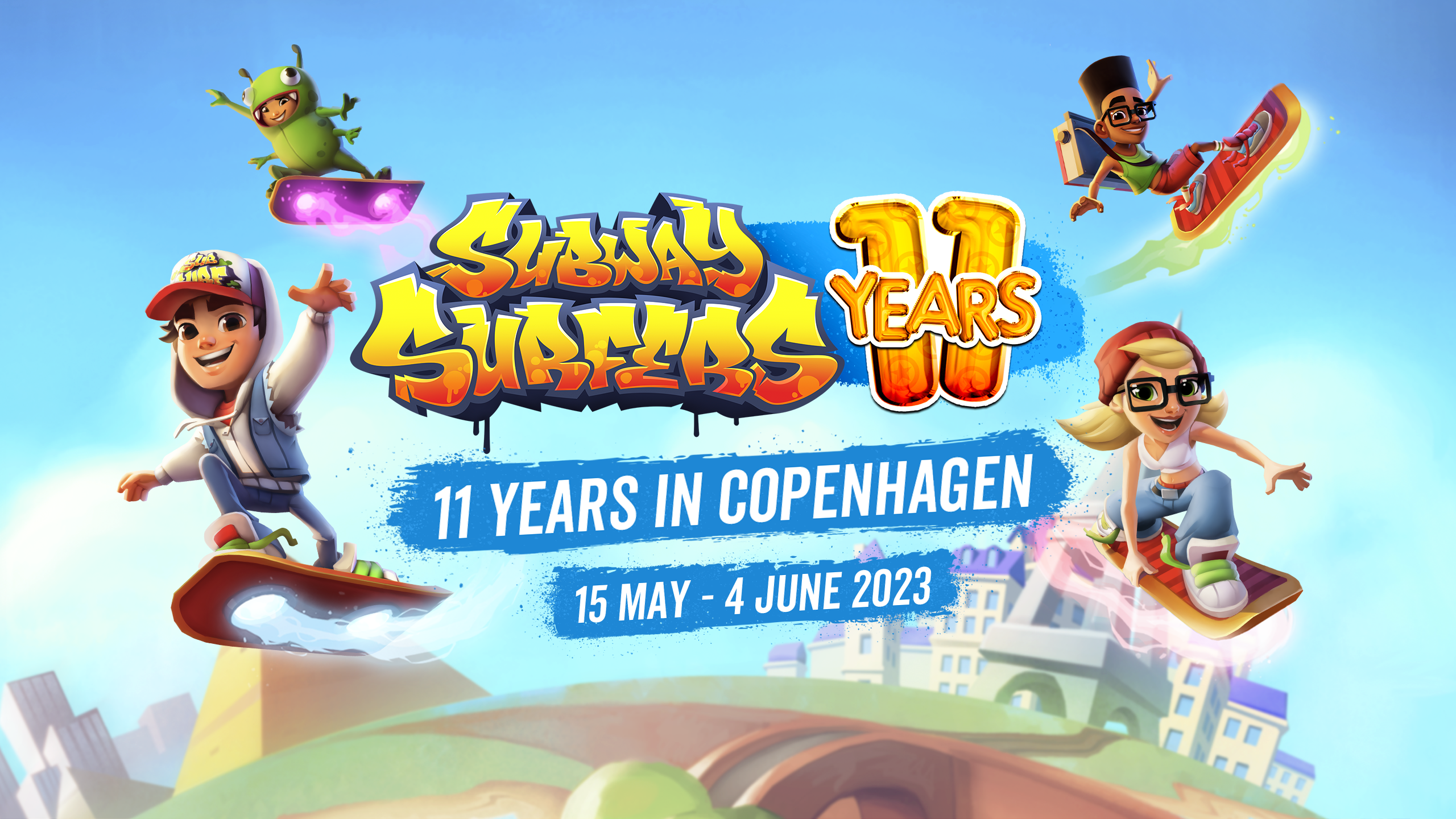 Subway Surfers on X: There's so much beauty in the wonderful city of # Copenhagen. Here's what was used to inspire the #subwaysurfers 5th  #birthday level #gamedev  / X